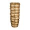 421118 MOMBETSU Ваза декоративная золотая пластик H900