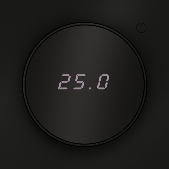 VLS070108 Терморегулятор электронный черного матового цвета. Индикация температуры и датчик для теплого пола. (Мощность 3500 Ватт) VOLTUM S70 (черный матовый)