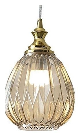Подвесной светильник с 1 плафоном Newport 6142/S gold/cognac 6140 под лампу 1xE27 100W