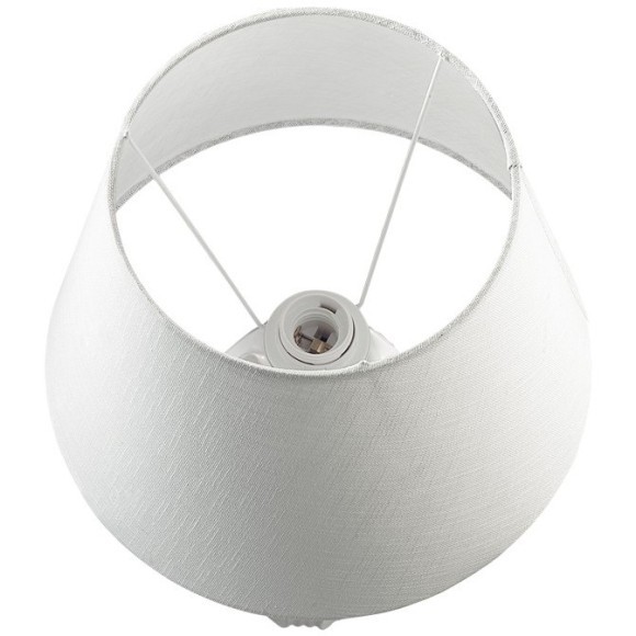 8121/1T COMFI LN25 белый, керамика/текстиль Настольная лампа E27 1*60W 220V SONA