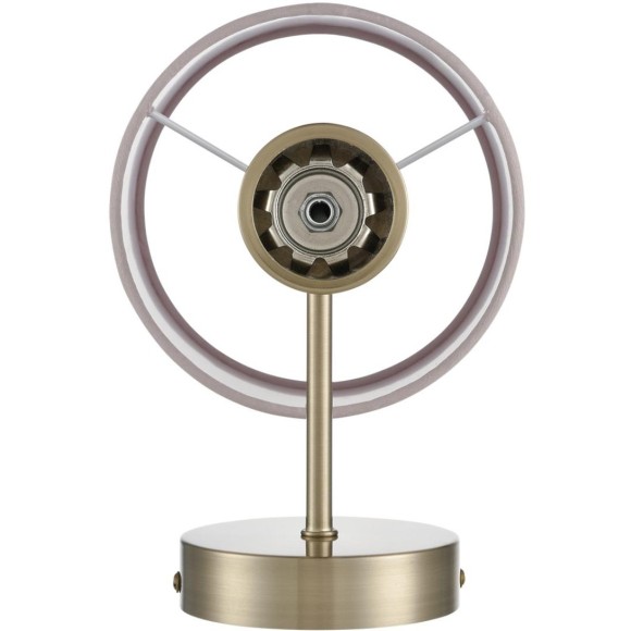 8109/1W MODERNI LN25 латунь титаниум/бежевый, металл/текстиль/стекло Бра E14 40W 220V DAMONA