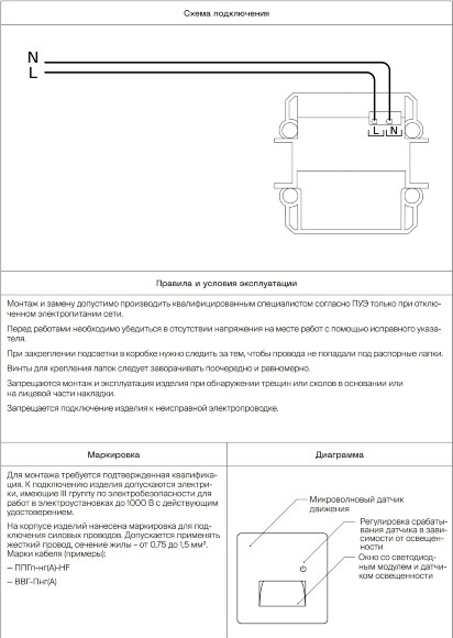 VLS002408 Накладка для подсветки светодиодной с датчиком движения черного матового цвета VOLTUM S70 (черный матовый)
