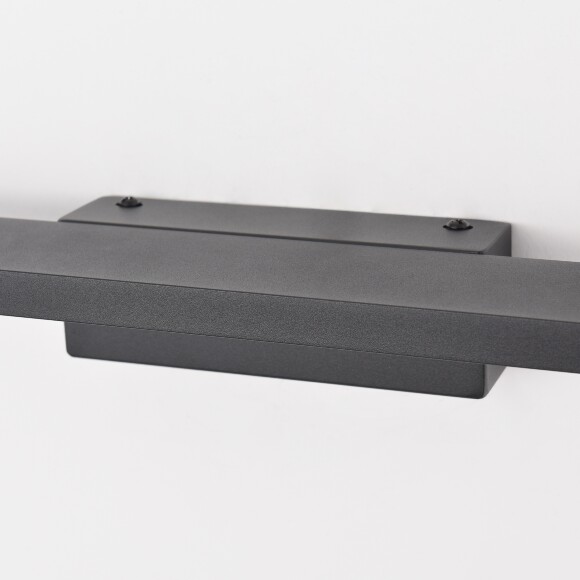 Lightstar Noce 201087 Черная матовая светодиодная подсветка для картин и зеркал шириной 61 см, с выключателем на корпусе и CCT переключением цветности на драйвере, 24Вт 3000;4000;6000К 1710Лм CRI90