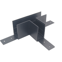 Lightstar Teta 505277-ALU Соединитель черный T-образный, для накладных и подвесных треков (шинопроводов) серии Teta