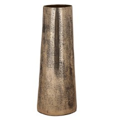 421315 KURASHIKI Ваза декоративная металл состаренное золото H450