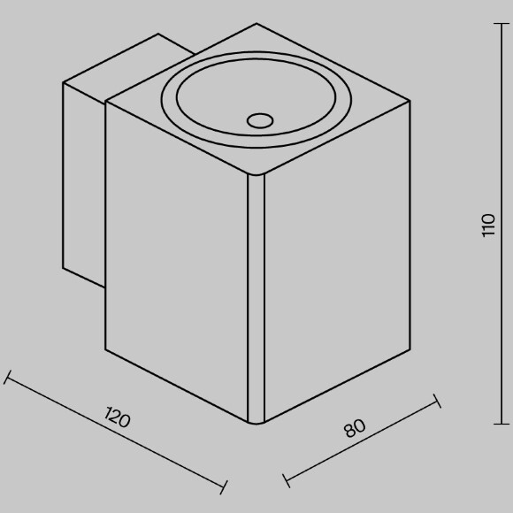 Уличный настенный светильник Outdoor O507WL-L5B3K