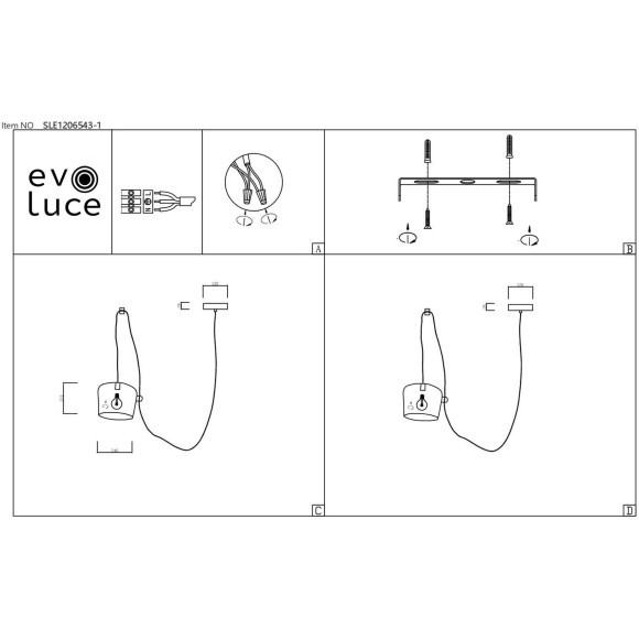 SLE120643-01 Подвес Черный/Черный E27 1*40W TRIESTE SLE120643-01 Подвес Черный/Черный E27 1*40W TRIESTE