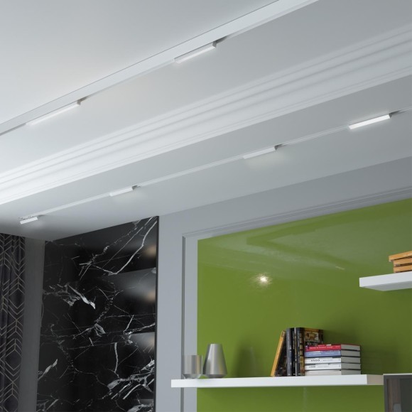 Шинопровод низковольтный 48V 1м белый Novotech FLUM 135090