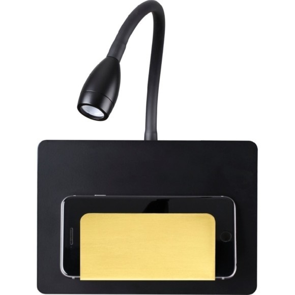 Настенный светильник-полка с подсветкой/USB Odeon Light Sonia 4242/3WL