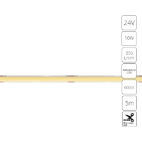 Arte Lamp A2432005-03-6K Светодиодная лента сплошная узкая, длина 5м, ширина 5 мм, COB 10Вт/м 850Лм/м 6000К 120° CRI90+ IP20 24В, кратность резки 50мм, -20°...+45°C