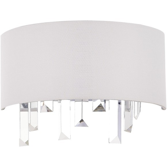 SLE1120-101-02 Светильник настенный Хром/Белый E14 2*40W DAHLIA