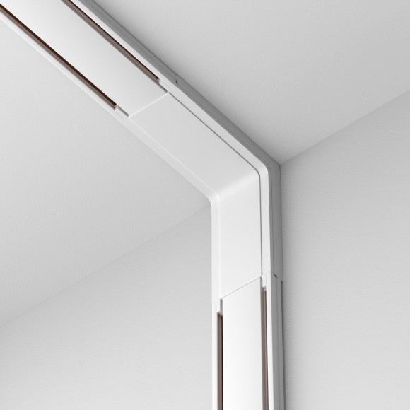 Коннектор с потолка на стену для накладного плоского шинопровода Maytoni Radity TRA084CI-11W