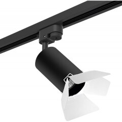 Однофазный двужильный трековый светильник Lightstar R1T437436 Rullo под сменную лампу GU10