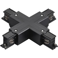 Соединение крестовое с подводом питания к треку 5040xx-(F)/(R) Quattro Lightstar 504147-FR