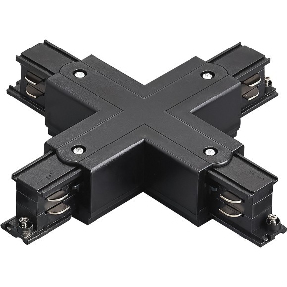 Соединение крестовое с подводом питания к треку 5040xx-(F)/(R) Quattro Lightstar 504147-FR