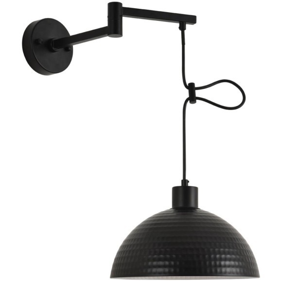 8321/1W Черный настенный светильник, бра, с регулировкой высоты под лампу E27 макс 60Вт 220V LUMION ARMINA