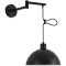 8321/1W Черный настенный светильник, бра, с регулировкой высоты под лампу E27 макс 60Вт 220V LUMION ARMINA