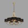 8406/9 Люстра с черными тканевыми плафонами Lumion E14 6*40W + G9 3*20W 220V DEMETRA 8406/9 Люстра с черными тканевыми плафонами Lumion E14 6*40W + G9 3*20W 220V DEMETRA
