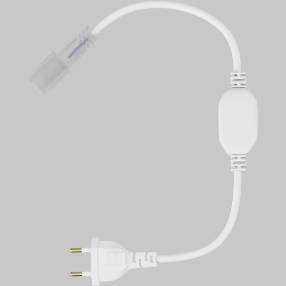 Коннектор питания с сетевой вилкой для гибкого неона Maytoni AC220V 25x13 мм 201236 Коннектор питания с сетевой вилкой для гибкого неона Maytoni AC220V 25x13 мм 201236