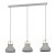 390227 EGLO ESTEPONA Люстра потолочная с тремя лампами E27, серый, металл