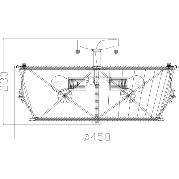 Люстра потолочная Maytoni ARM369-03-G Lea под лампы 3xE27 40W Люстра потолочная Maytoni ARM369-03-G Lea под лампы 3xE27 40W