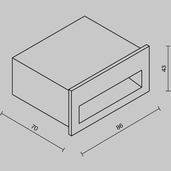 Подсветка для лестниц Outdoor O512SL-L3B3K Подсветка для лестниц Outdoor O512SL-L3B3K