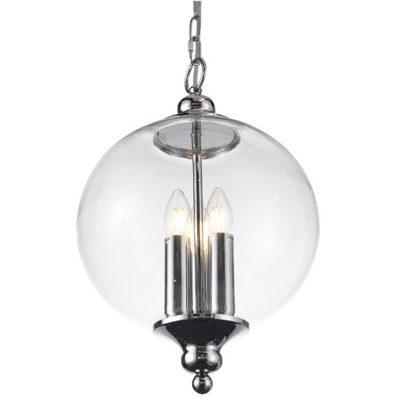 SL362.103.03 Светильник подвесной ST-Luce Хром/Прозрачный E14 3*60W LATERIA SL362.103.03 Светильник подвесной ST-Luce Хром/Прозрачный E14 3*60W LATERIA