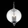 SL362.103.03 Светильник подвесной ST-Luce Хром/Прозрачный E14 3*60W LATERIA