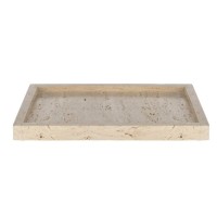 427248 MAROMANDIA Декоративный поднос L305, W230, H25, мрамор, бежевый