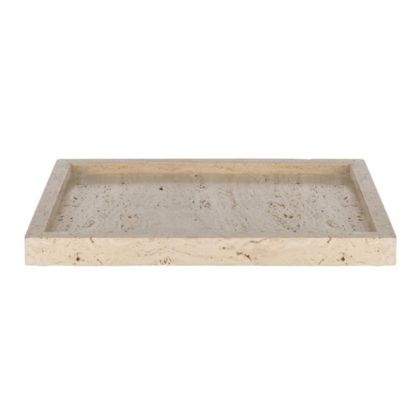 427248 MAROMANDIA Декоративный поднос L305, W230, H25, мрамор, бежевый