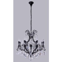 Люстра Crystal Lux MAGNIFICO SP13 BLACK/TRANSPARENT