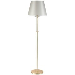 Торшер Crystal Lux NICOLAS PT1 GOLD/WHITE