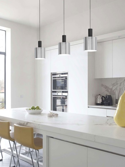 98753 GOROSIBA GOROSIBA Люстра потолочная с 3 лампами E27, 120Вт, черный, стекло