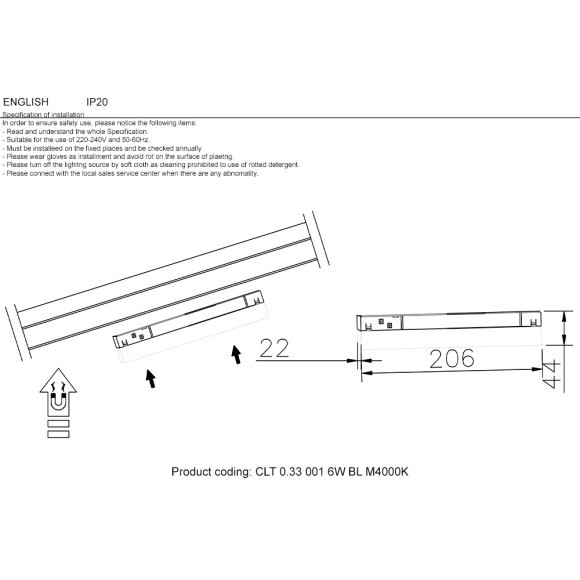 CLT 0.33 001 6W BL M4000K Трековый магнитный светодиодный светильник Crystallux Space 48V CRI90+ 4000К 390Лм 120° 6W CLT 0.33 001 6W BL M4000K Трековый магнитный светодиодный светильник Crystallux Space 48V CRI90+ 4000К 390Лм 120° 6W
