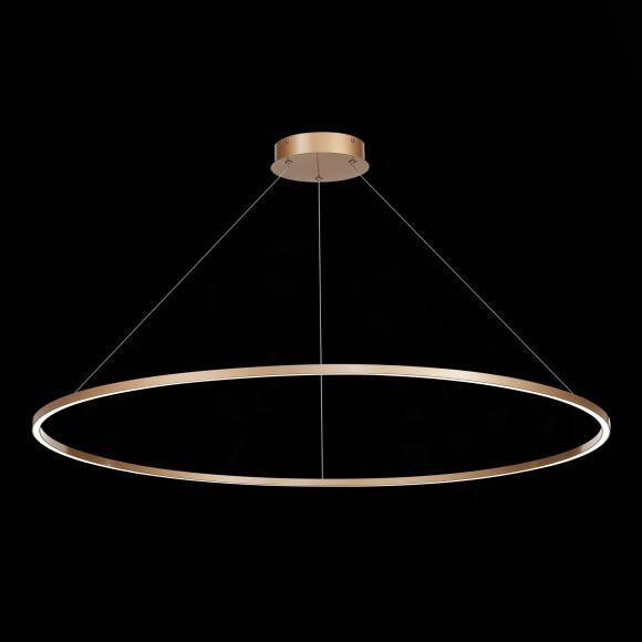 ST605.203.57 Cветильник подвесной SMART ST-Luce Золотистый/Белый LED 1*57W 2800-6500K Подвесные светильники ST605.203.57 Cветильник подвесной SMART ST-Luce Золотистый/Белый LED 1*57W 2800-6500K Подвесные светильники