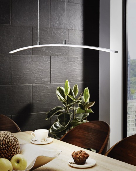 32048 LASANA LASANA Люстра потолочная светодиодная 14Вт 1Лм 3000K пластик хромированный металл