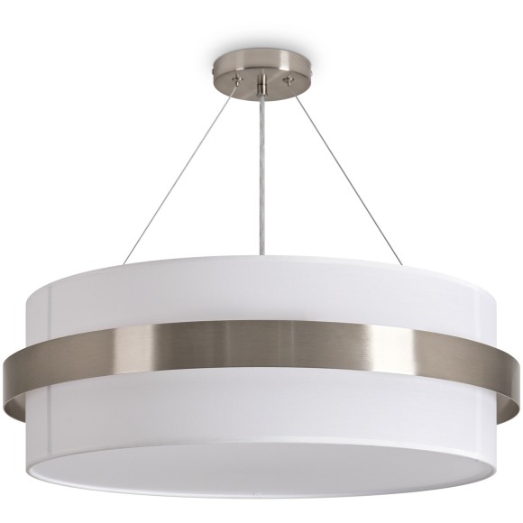 Подвесной светильник с тканевым абажуром 60см под 6 сменных ламп E14 Freya Bride FR5367PL-06N