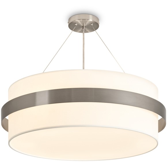 Подвесной светильник с тканевым абажуром 60см под 6 сменных ламп E14 Freya Bride FR5367PL-06N