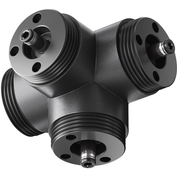 Х-образный вертикальный коннектор для системы Maytoni Shelf без ввода питания CA019L4C-B