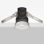 Maytoni Mini DL059-7W3K-W Черный круглый светодиодный встраиваемый светильник микро-спот 39мм, COB LED 7Вт 3000K 55° 610Лм CRI90 IP20 220V светодиоды Epistar, диммируемые при смене блока питания