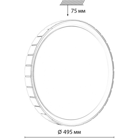 7696/ELN Серебристый настенно-потолочный 50см светильник с перекл. цветовой температуры на драйвере 76Вт 7105Лм 3000;4000;6000К CRI80 IP43 CCT SONEX KUPI SILVER 7696/ELN Серебристый настенно-потолочный 50см светильник с перекл. цветовой температуры на драйвере 76Вт 7105Лм 3000;4000;6000К CRI80 IP43 CCT SONEX KUPI SILVER