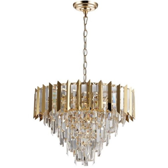 Люстра подвесная хрустальная Stilfort 1024/03/08P серия Amman
