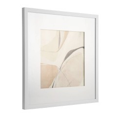 423063 ROBERVAL Картина настенная Эко пластик стекло белый коричневый 423063 ROBERVAL Картина настенная Эко пластик стекло белый коричневый
