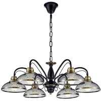Люстра подвесная Lussole LSP-9954 SAFFORD IP21 под лампы 6xE27 360W