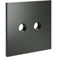 VLS001606 Накладка для розетки телевизионной оконечной TV+SAT (Телевизионный + Спутниковый) титанового цвета VOLTUM S70 (титан)