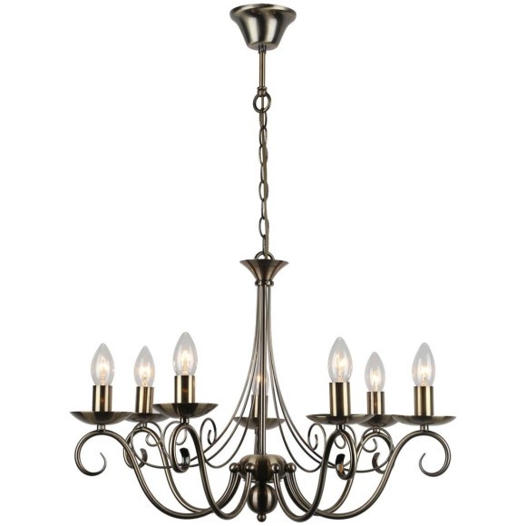 Люстра подвесная Lussole GRLSP-9942 ROOSEVELT IP21 под лампы 7xE14 49W