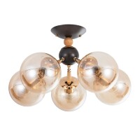 Люстра потолочная Arte Lamp A4485PL-5BK BOSTON под лампы 5xE27 40W