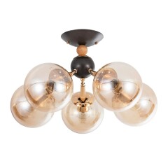 Люстра потолочная Arte Lamp A4485PL-5BK BOSTON под лампы 5xE27 40W Люстра потолочная Arte Lamp A4485PL-5BK BOSTON под лампы 5xE27 40W