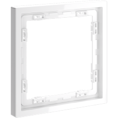 VLS100101 Рамка пластиковая для электрических изделий белого глянцевого цвета VOLTUM серии S70 на 1 пост (белый)