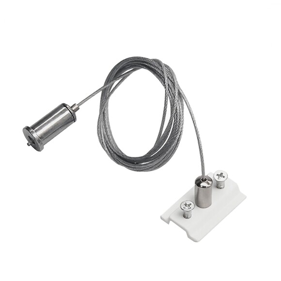 Lightstar Teta 505176-200 Подвес трековый 1шт, белый, высотой 200см, для подвеса накладных треков (шинопроводов) серии Teta